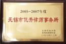 2005-2006无锡市文明律师事务所（江阴分所）